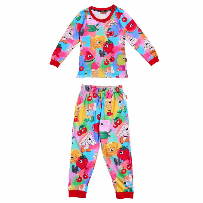 Kip&Co Just Dessert Organic Cotton Long Sleeve Top & Pant Pyjama Set image number 0