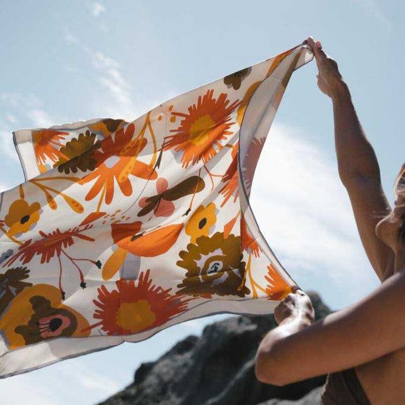 Artifact Floravive Square Silk Scarf image number 2