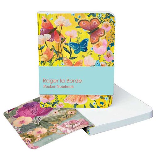 Roger La Borde Butterfly Sunshine Pocket Notebook