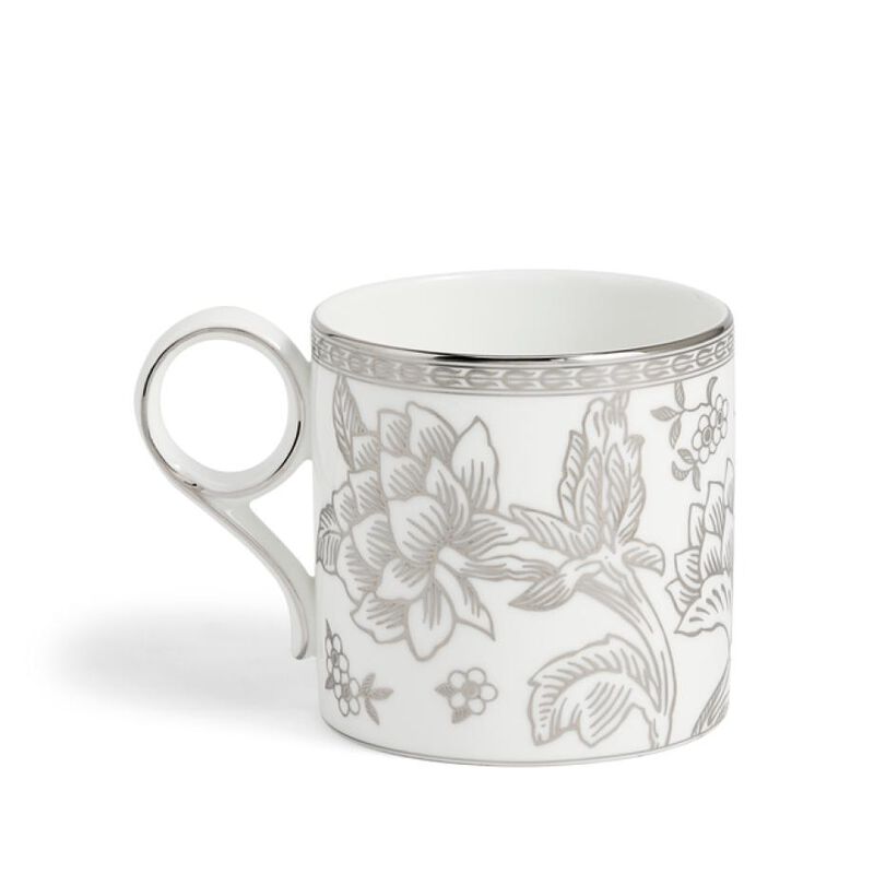 Wedgwood Silver Tonquin Mug White/Silver image number 2