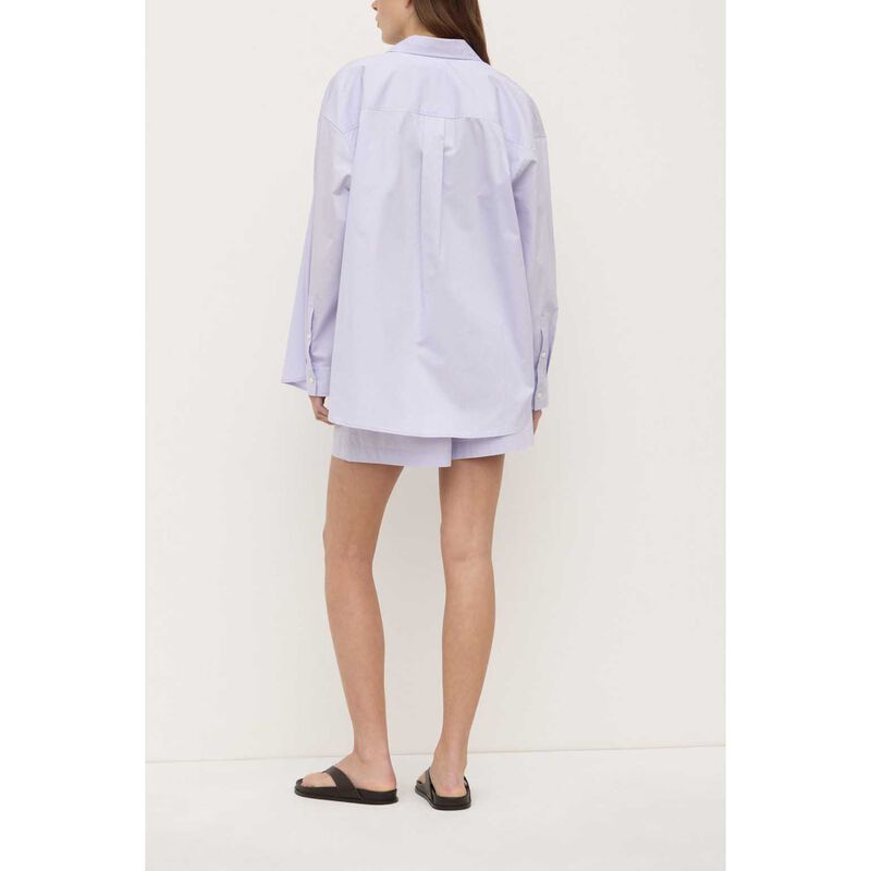 Assembly Label Marigold Poplin Long Sleeve Shirt Lilac image number 1