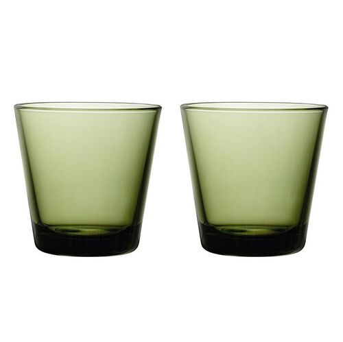 iittala Kartio Tumbler 21cl Conifer Green S/2