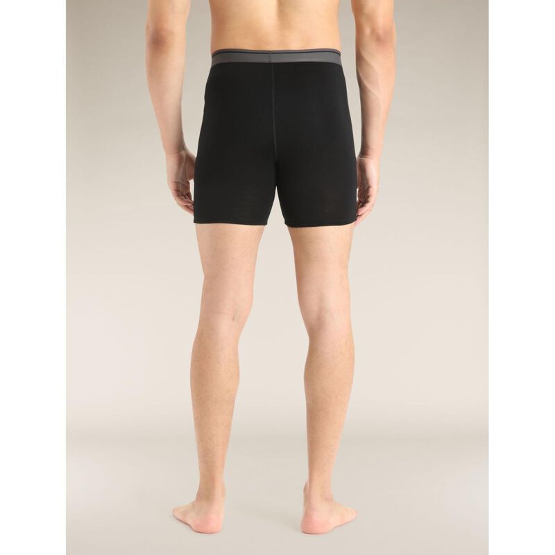 Icebreaker Mens Anatomica Long Boxers image number 1