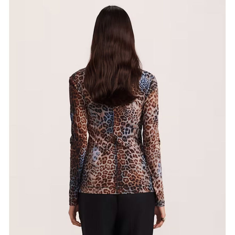 SABA Malia Print Ls Rib Tee image number 1