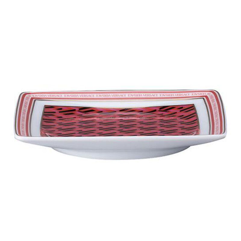 Versace La Greca Square Dish 12cm - Red image number 1