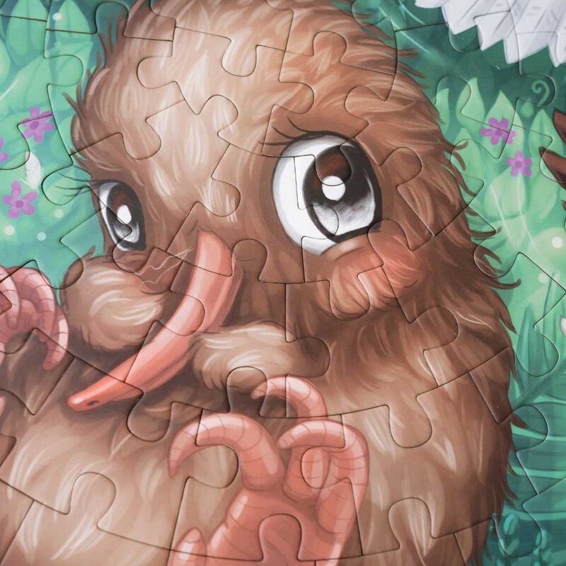 Tikitibu Puzzle - Fantail Flurry - Round - 100 Piece image number 2