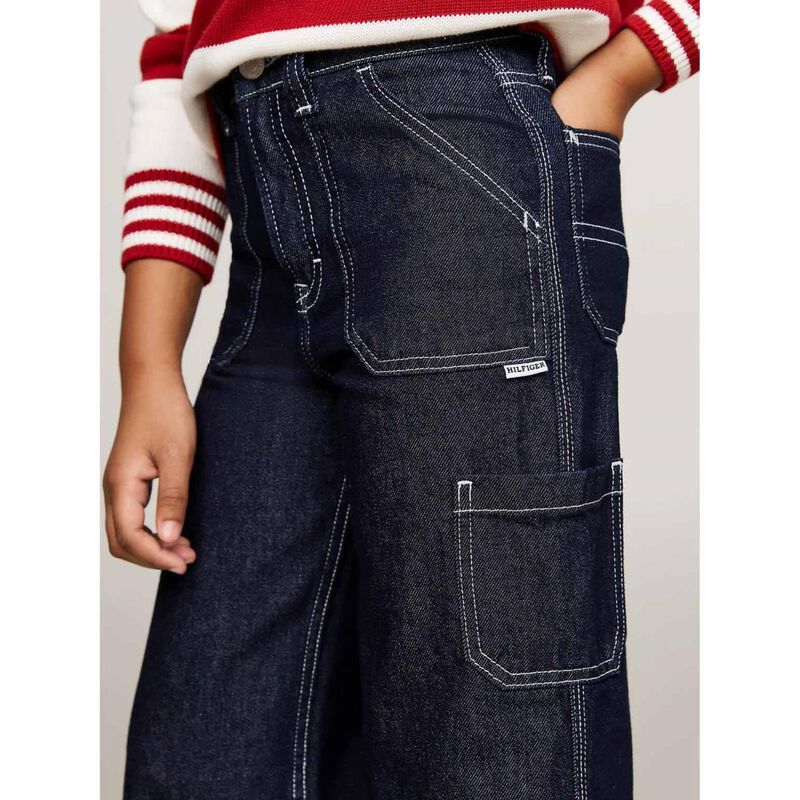 Tommy Hilfiger Mabel Cargo Denim 8-16Y image number 2