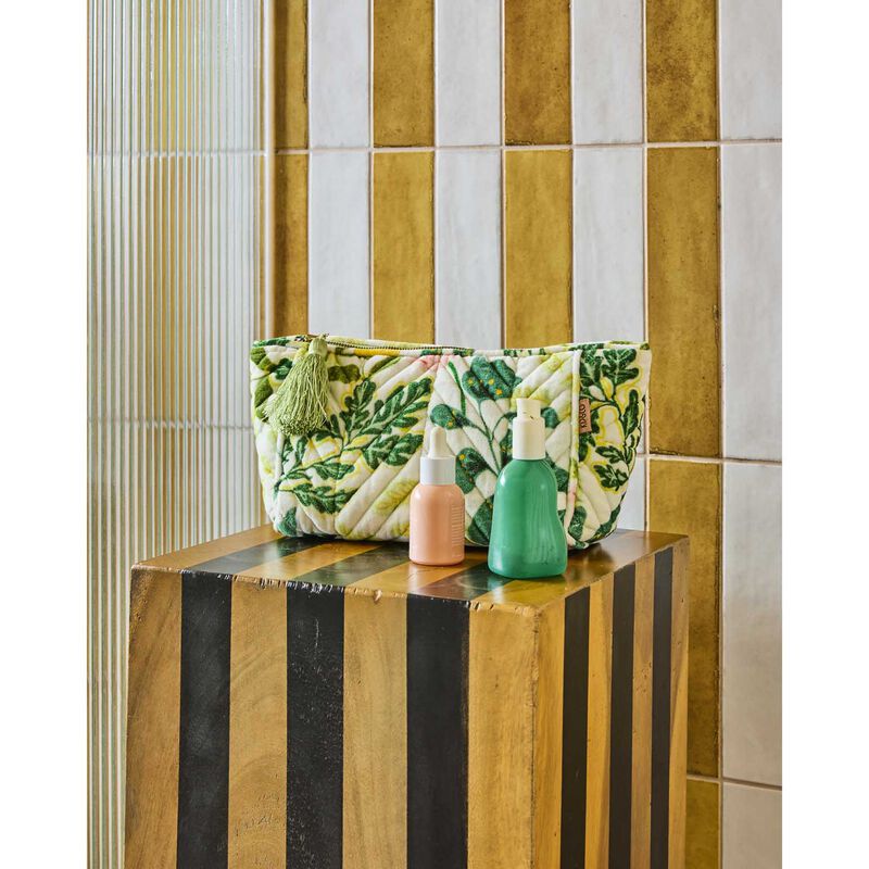 Kip&Co Wander Velvet Toiletry Bag image number 1