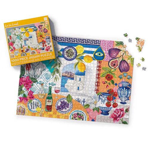La La Land Mediterranean Summer 1000 Piece Jigsaw Puzzle