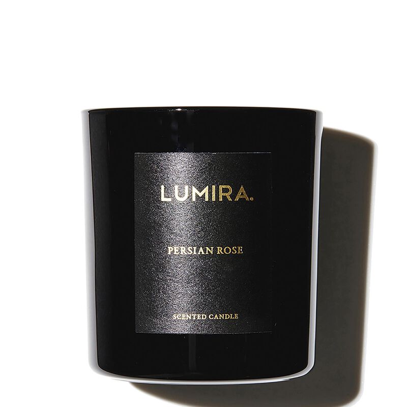 LUMIRA Black Candle Persian Rose 300g image number 0