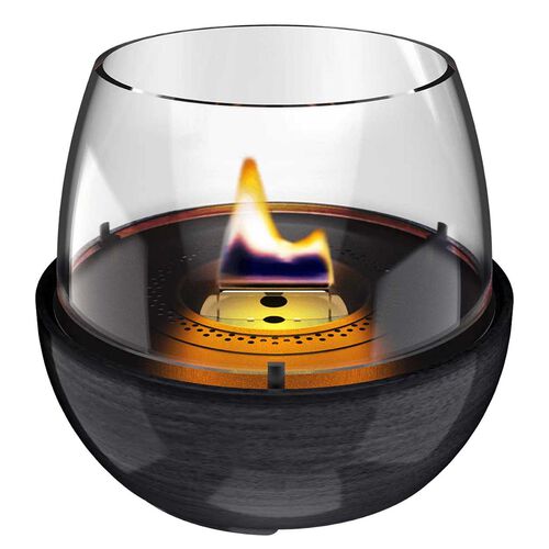 Tenderflame Tulip 18 Candle Reactive Glaze Black
