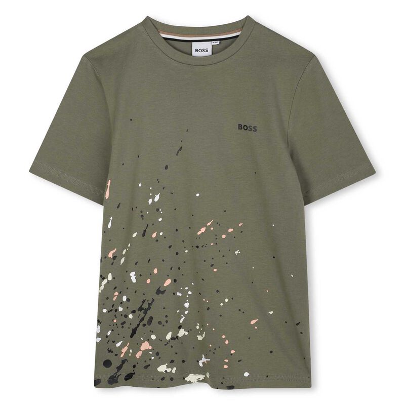 BOSS Print LS Tee 8Y-10Y image number 0