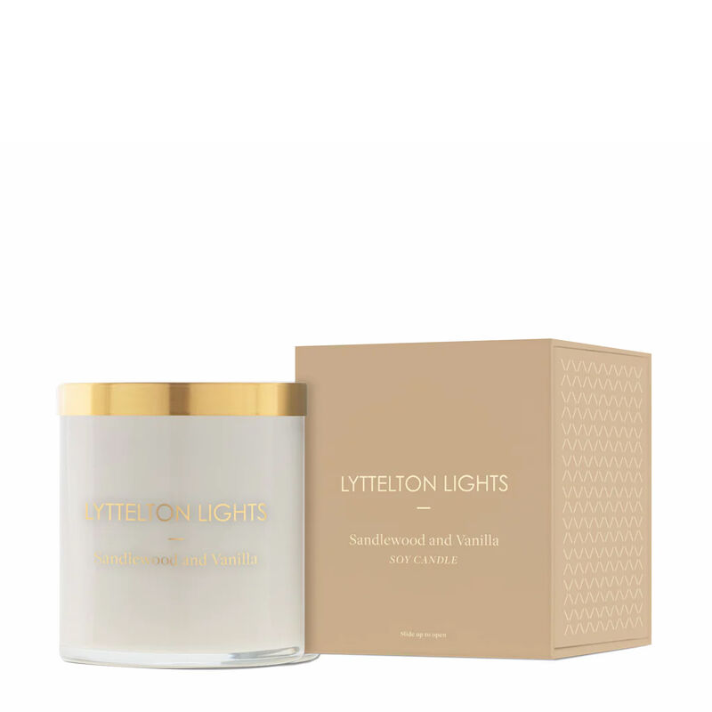Lyttelton Lights Sandalwood and Vanilla Candle image number 0