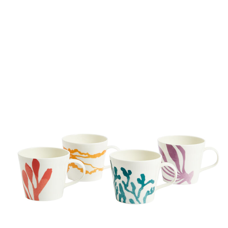 Royal Doulton 1815 Bright Mug 400ml Mixed Pattern Set of 4 image number 0