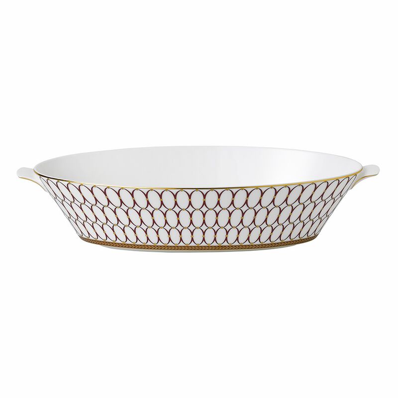 Wedgwood Renaissance Red Open Oval Vegetable Bowl image number 0