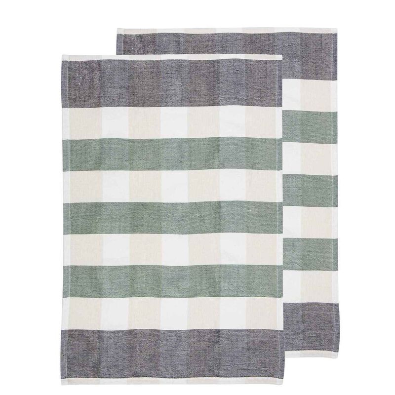 Ladelle Bailie Terry Charcoal 2Pk Kitchen Towel image number 0
