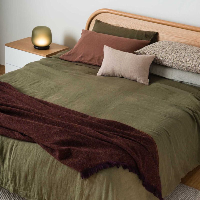 Città Ivy Linen Duvet Cover - King image number 1