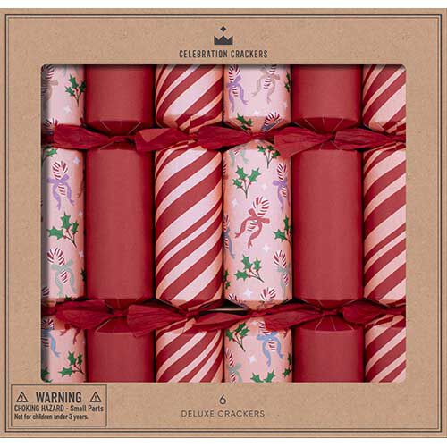 The Paperie Celebration Deluxe Crackers Christmas Candy Set of 6