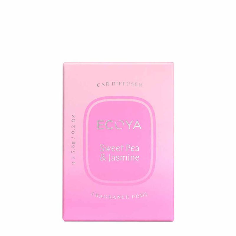ECOYA Sweet Pea & Jasmine Car Diffuser Fragrance Pods image number 0