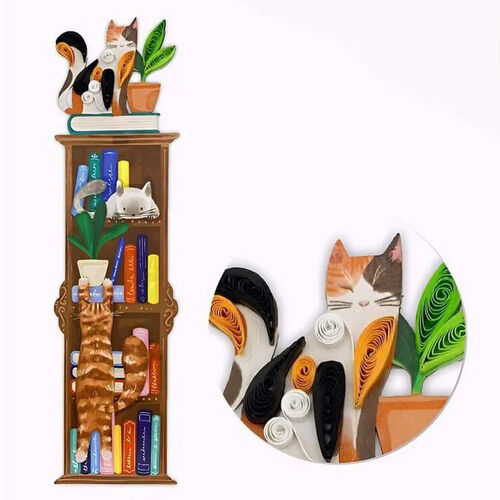 Origamo Filigrana Bookmark - Cats