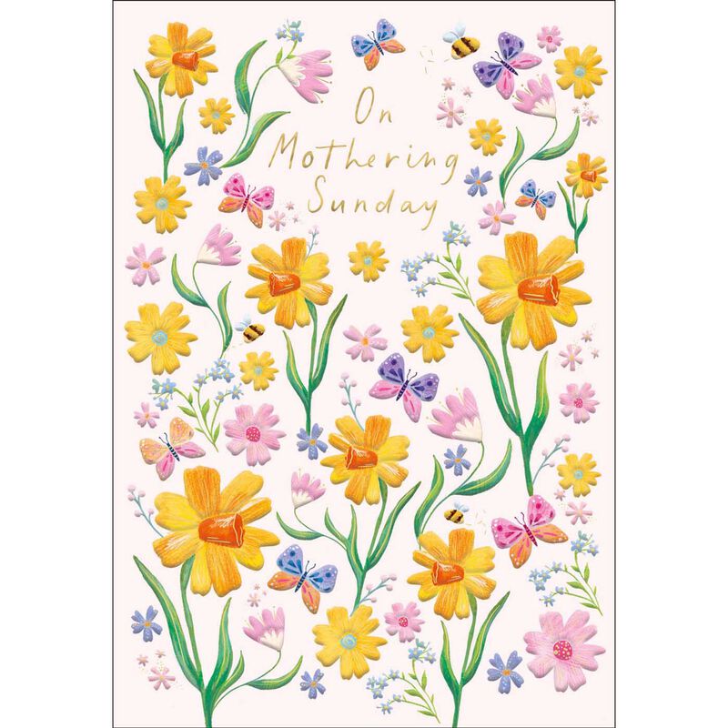 Image Gallery Mother's Day All Over Spring Flowers Card image number 0