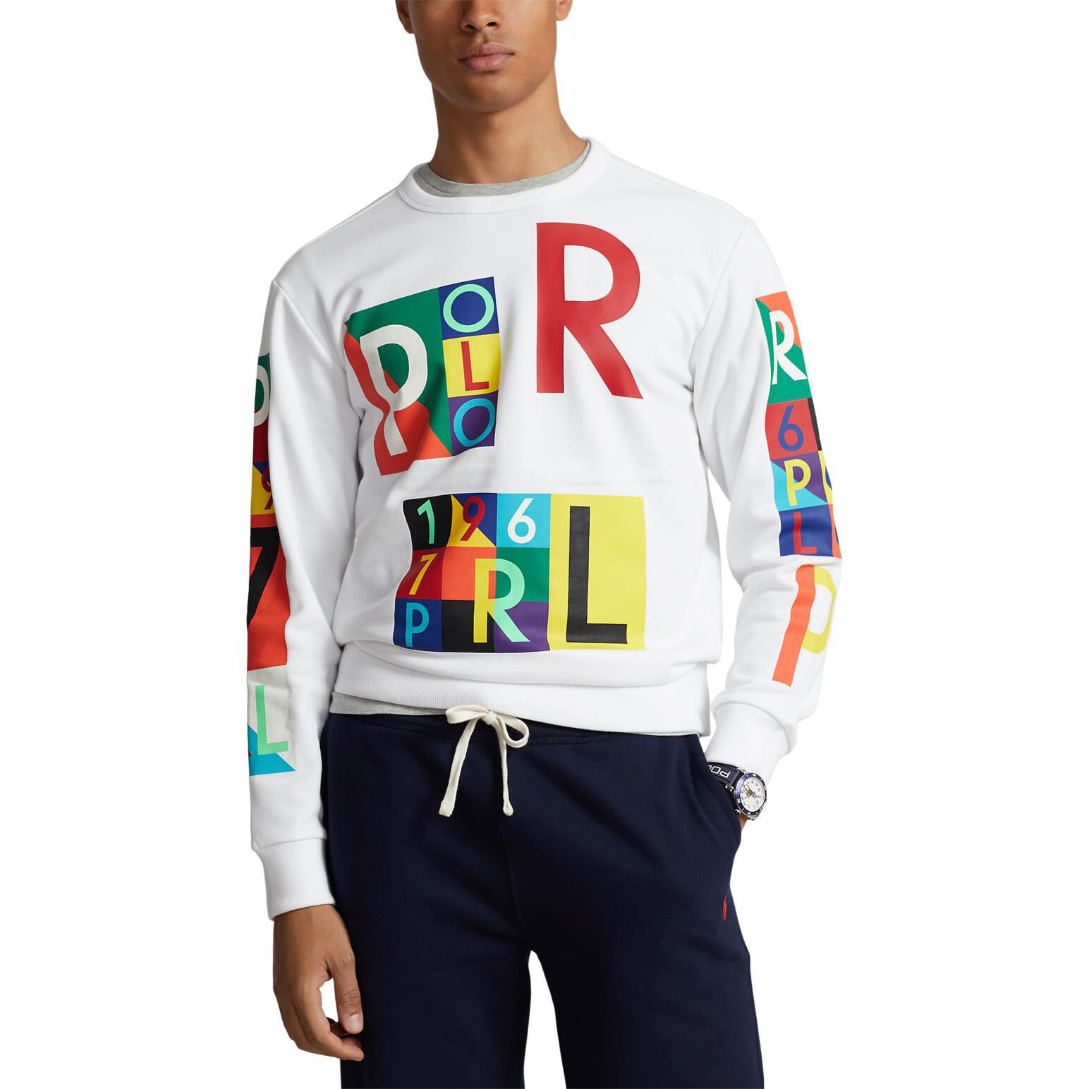 Polo Ralph Lauren Fleece Graphic Sweatshirt Ballantynes Department Store