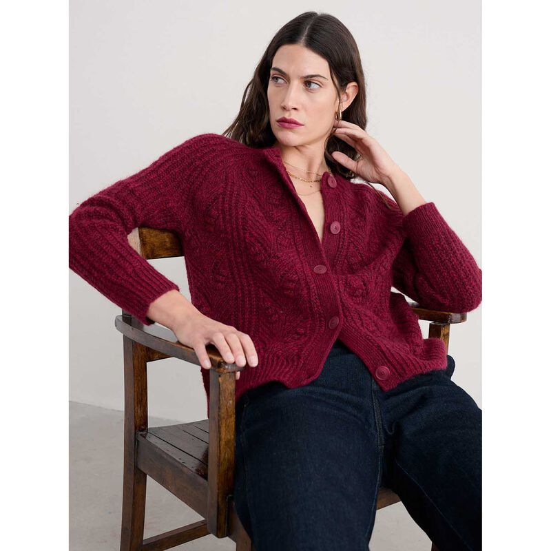 Seasalt Cornwall Sand Thistle Cardigan Jam image number 3