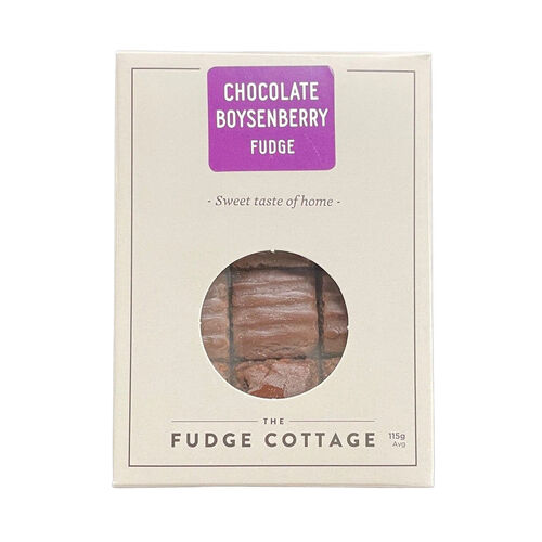 Fudge Cottage Chocolate Boysenberry Fudge 100g