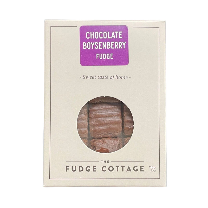 Fudge Cottage Chocolate Boysenberry Fudge 100g image number 0