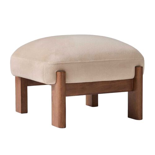 West Elm Nils Ottoman Clay