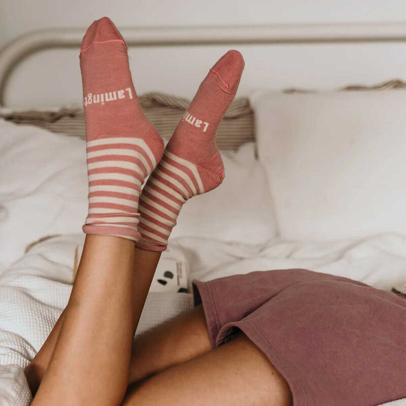 Lamington Socks Merino Wool Roll Top Crew Socks image number 1