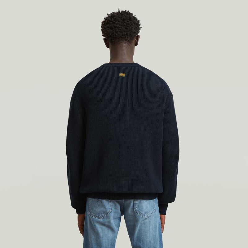 G-Star Stencil Loose Graphic Knit Sweatshirt image number 1