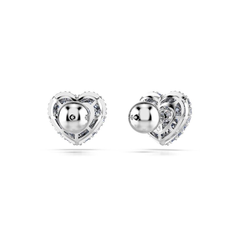 Swarovski Idyllia Stud Earrings - Heart image number 3