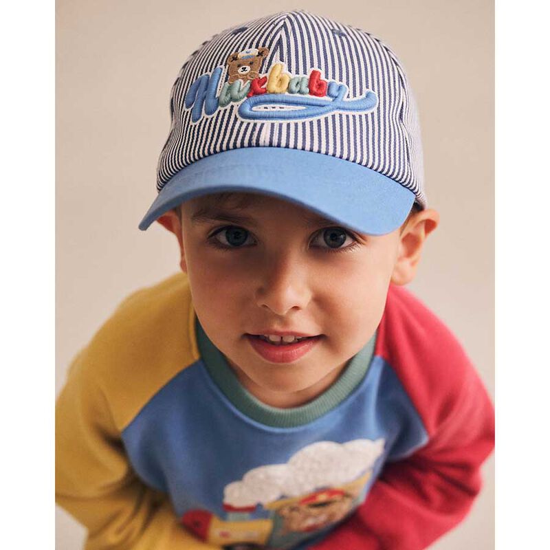 Huxbaby Nautical Stripe Huxbear Cap image number 1