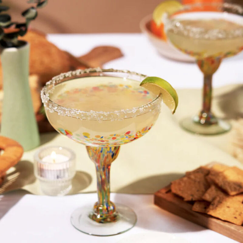 Twine Artistico Recycled Margarita Glass Set image number 1