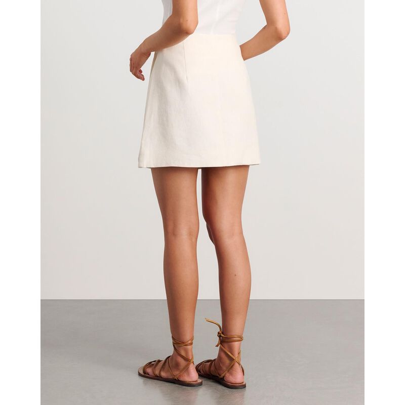 JAG Stella Linen Wrap Mini Skirt image number 9