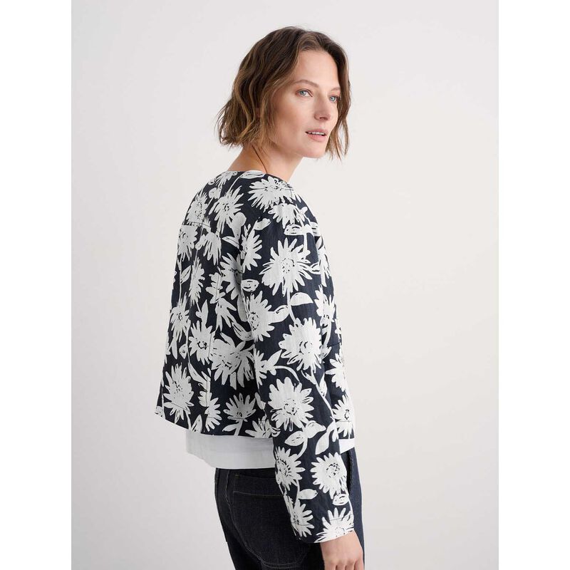 Seasalt Cornwall Country Lane Jacket Daisy Shadow Inkwell image number 1