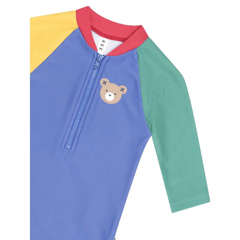 Huxbaby Huxbear Colour Block Rashsuit 3M-2Y image number 1