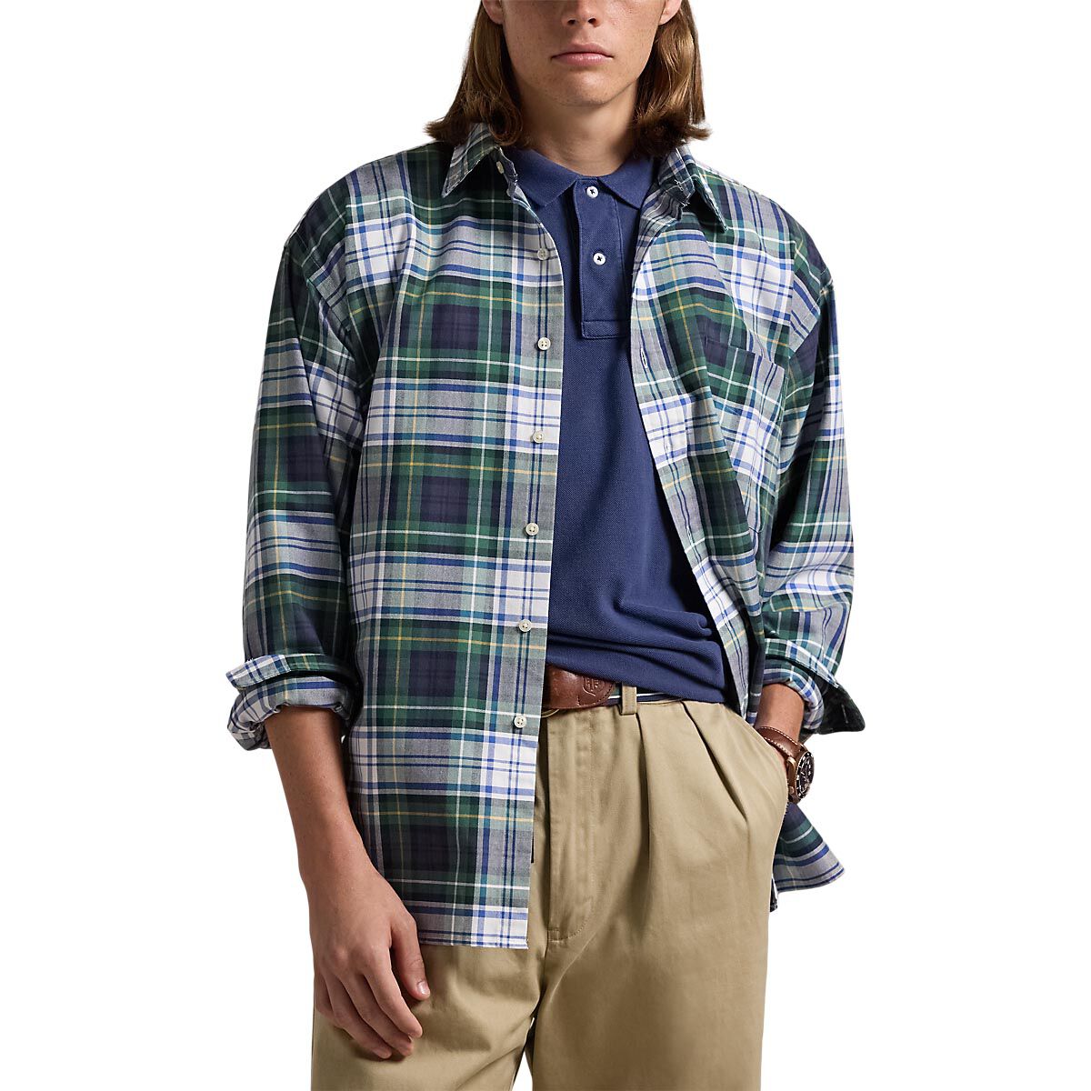 トップス Ralph Lauren Plaid Shirt  the big shirt The Plaid Big Shirt