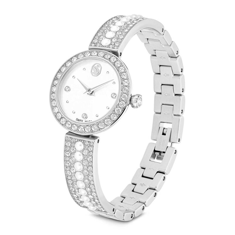 Swarovski Matrix Pearl Bangle Watch image number 3