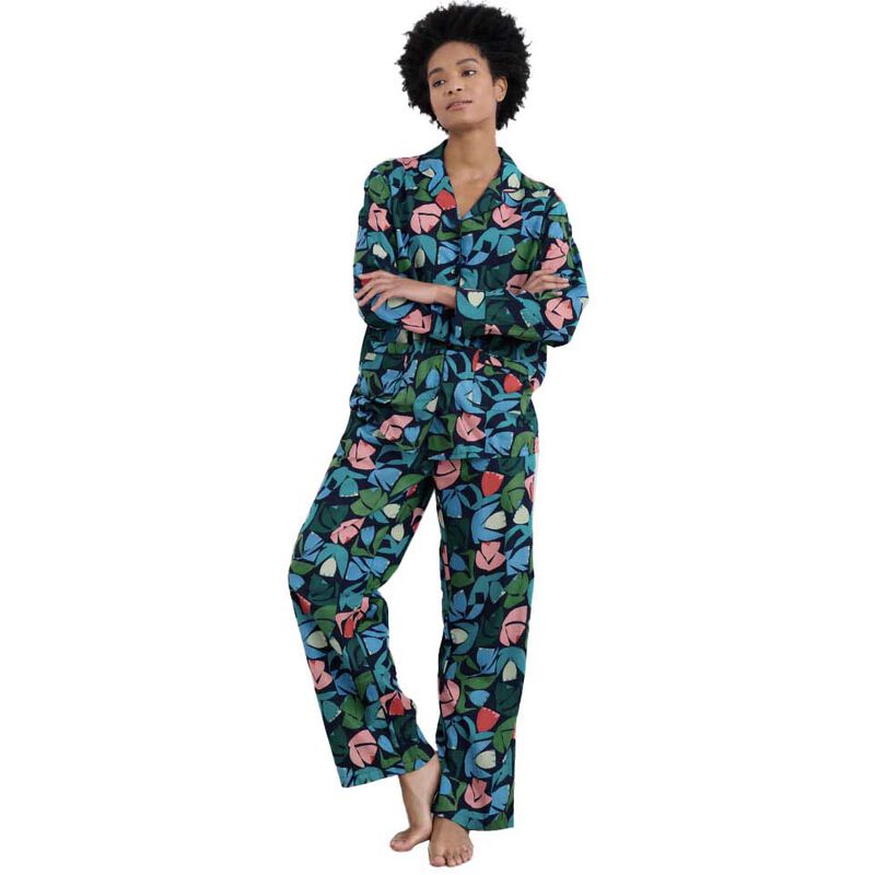 Seasalt Cornwall View Point Pyjamas Floral Cutout Maritime image number 0