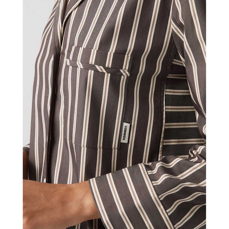 HOMMEY.Long Sleeve Sleep Shirt image number 1