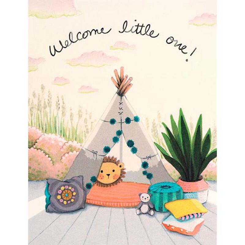 Baby Tee Pee Card image number 0