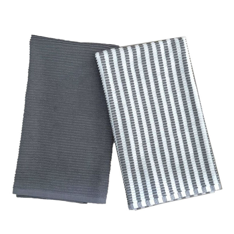 Baksana Ribbed Tea Towel - 2pk image number 0