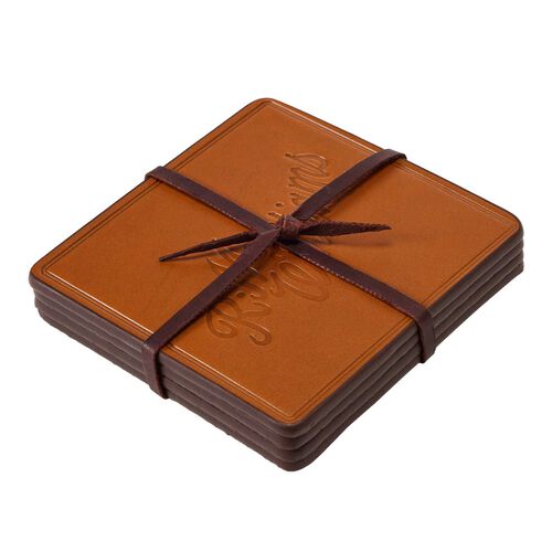 R.M. Williams Script Logo Coaster Set - 4 Piece