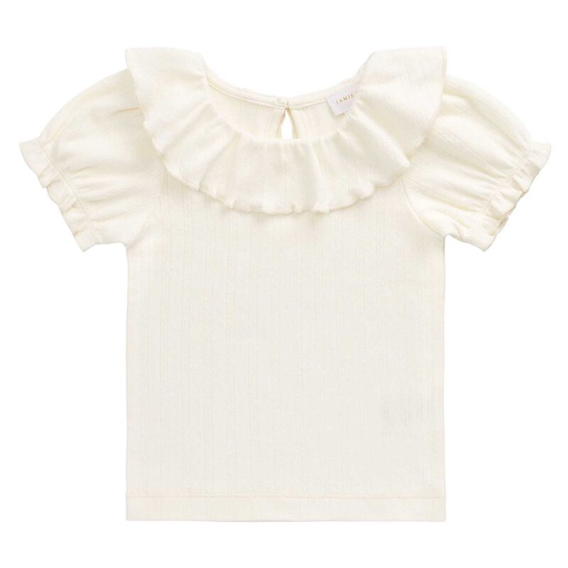 Jamie Kay Organic Cotton Pointelle Marlene Top 3-5Y image number 0