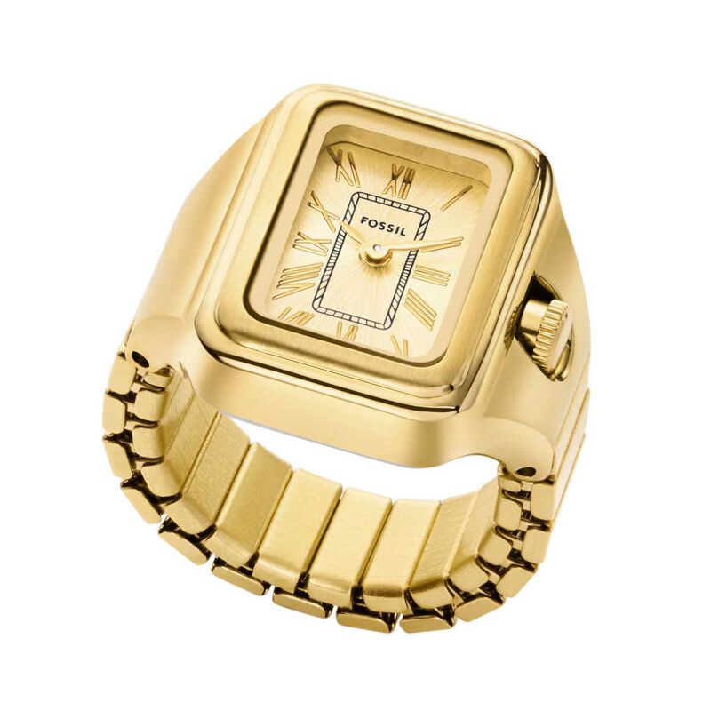 Fossil Raquel Watch Ring Gold-Tone ES5343 image number 0
