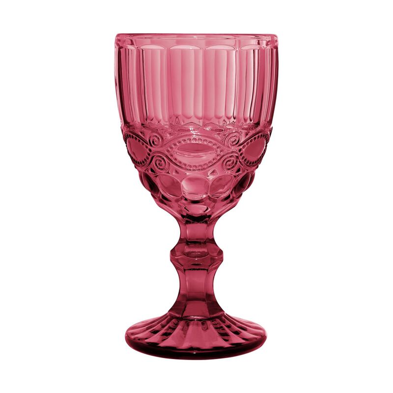 Casa Domani Gabriella Wine Glass 4Pc Pink Gift Boxed image number 2