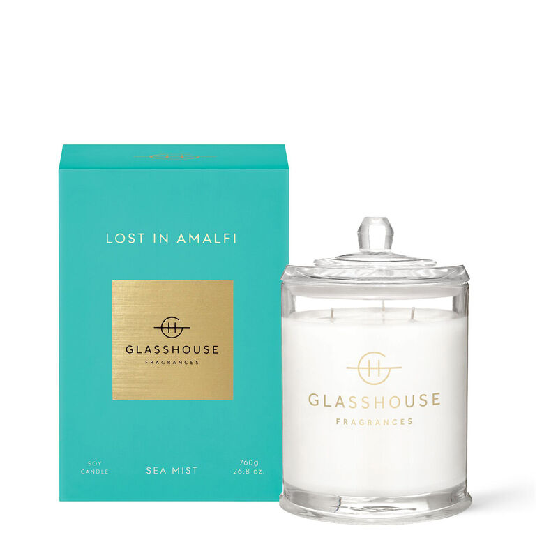 Glasshouse Fragrances Lost In Amalfi Soy Candle 760g image number 0