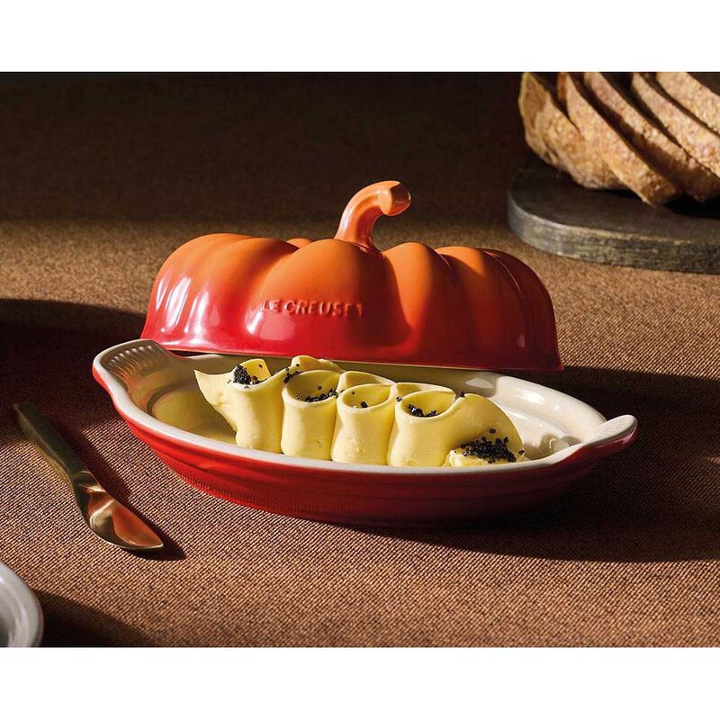 Le Creuset Butter Dish Pumpkin Volcanic image number 1